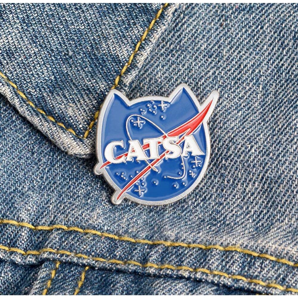 NASA Cat CATSA Enamel Pins 422
